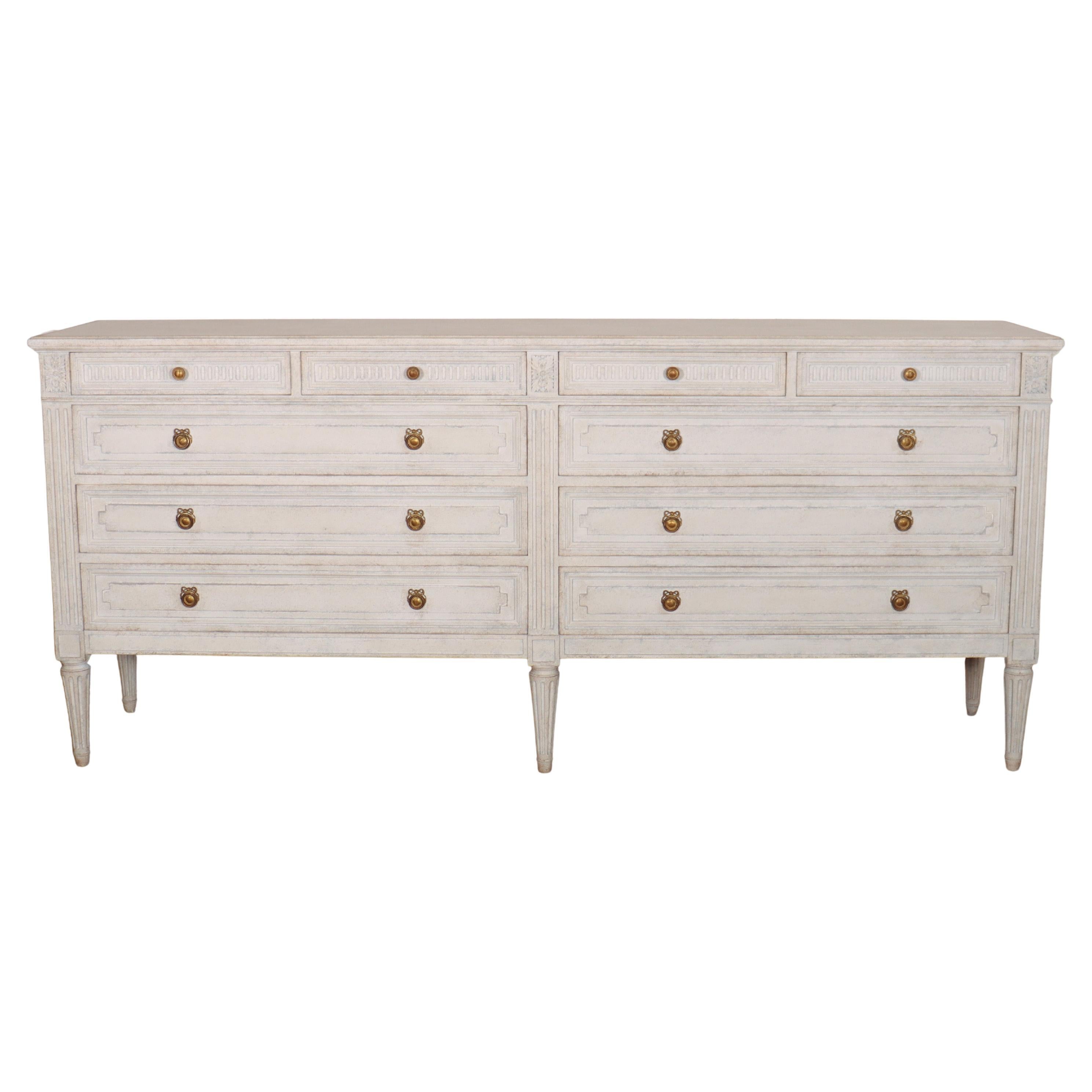 French Double Chest of Drawers For Sale