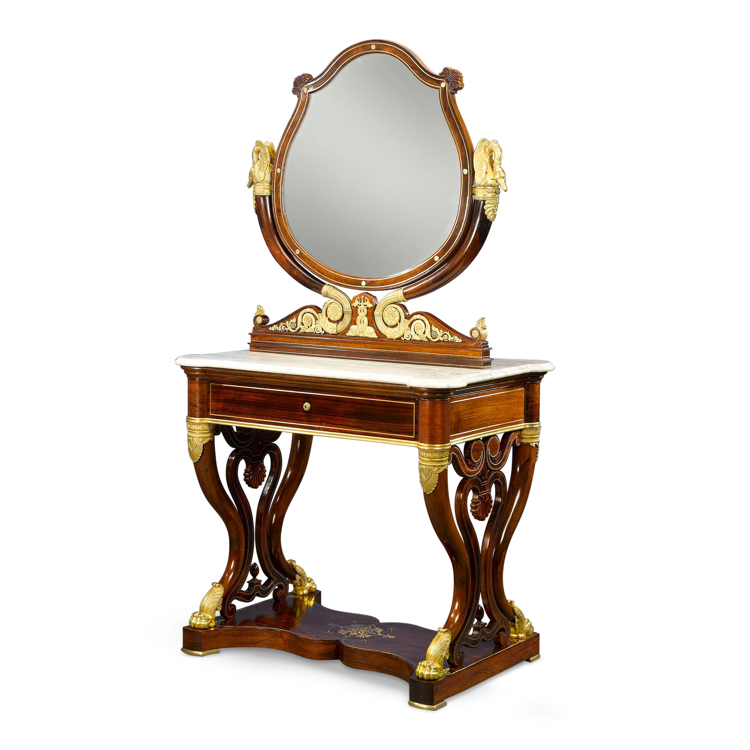 French Double Dressing Table (Französisch)