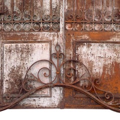 French Double Garden Door Gate 1900th C.