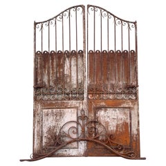 French Double Garden Door Gate 1900th C.