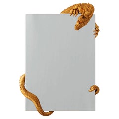 French Dragon Mirror In Style Of Gabriel Viardot 19th Century