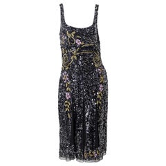 Blumarine - Robe vintage d'inspiration Gatsby, française