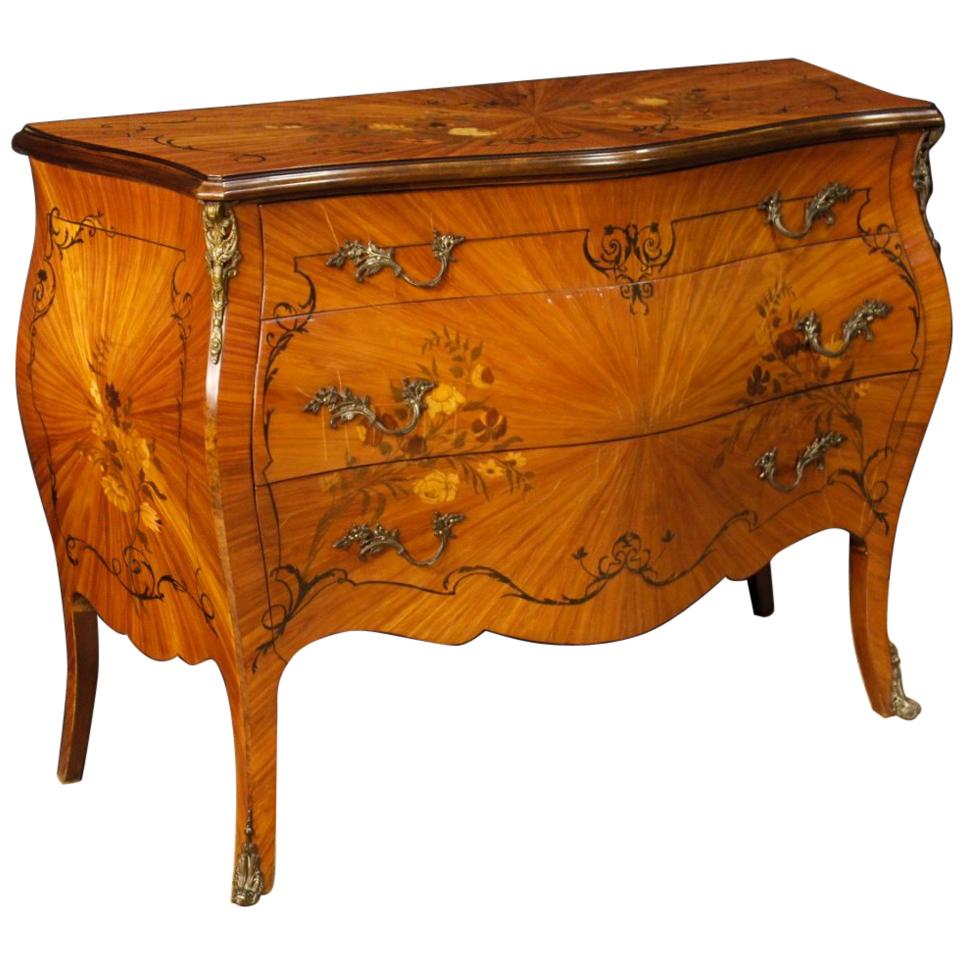 French Dresser in Inlaid Wood from 20th Century