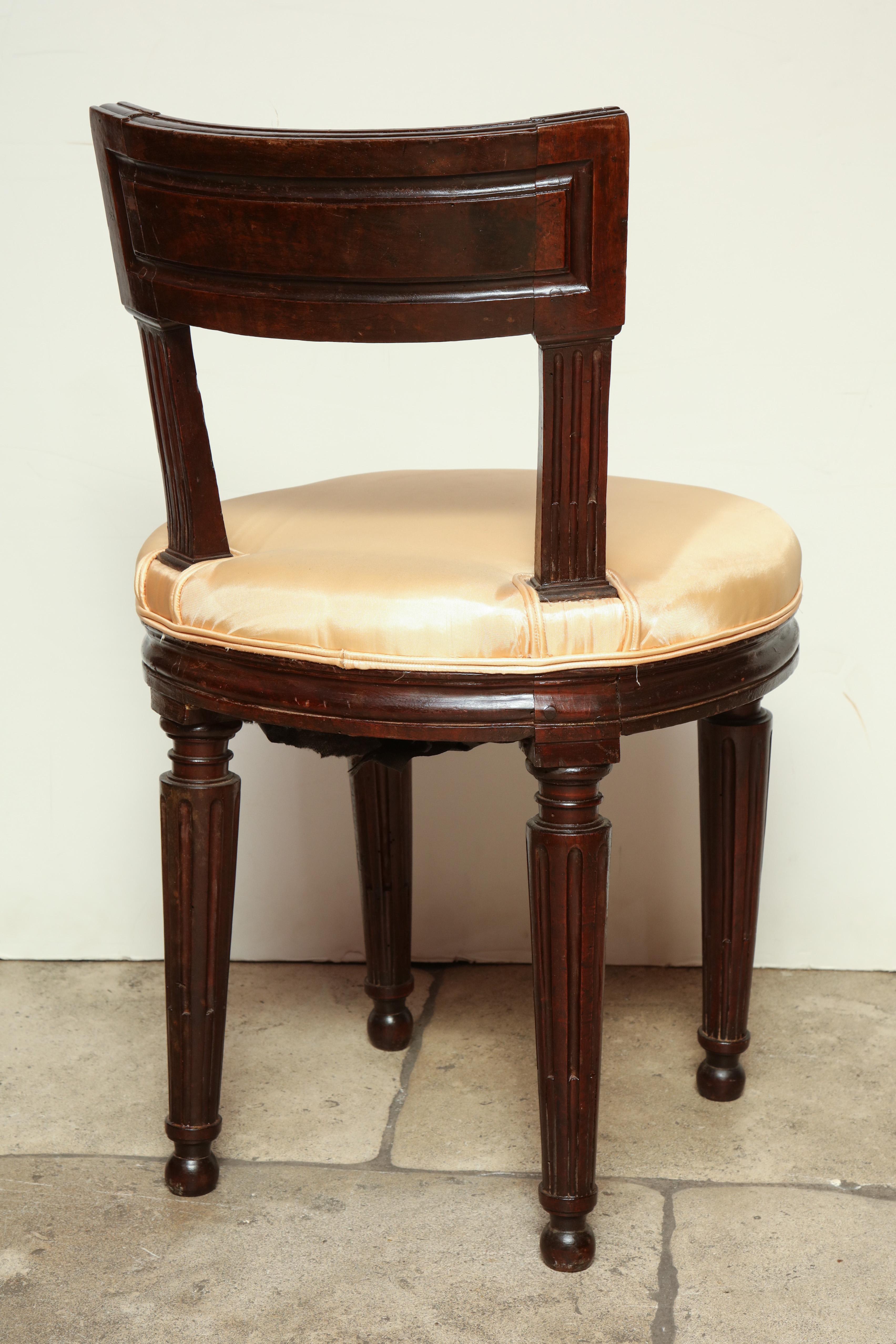 Wood French Dressing Stool For Sale