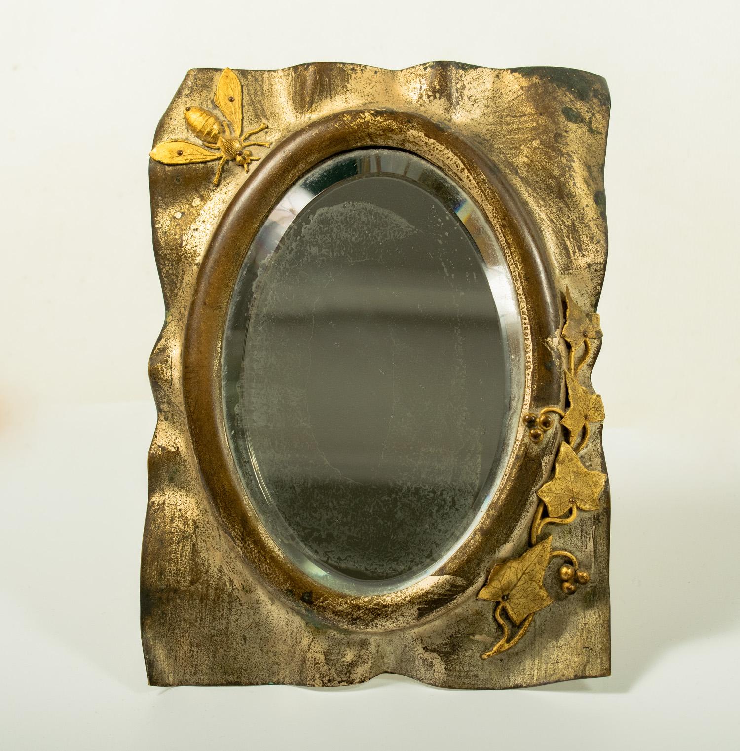 Art nouveau Miroir de coiffeuse Art Nouveau - circa 1900 en vente
