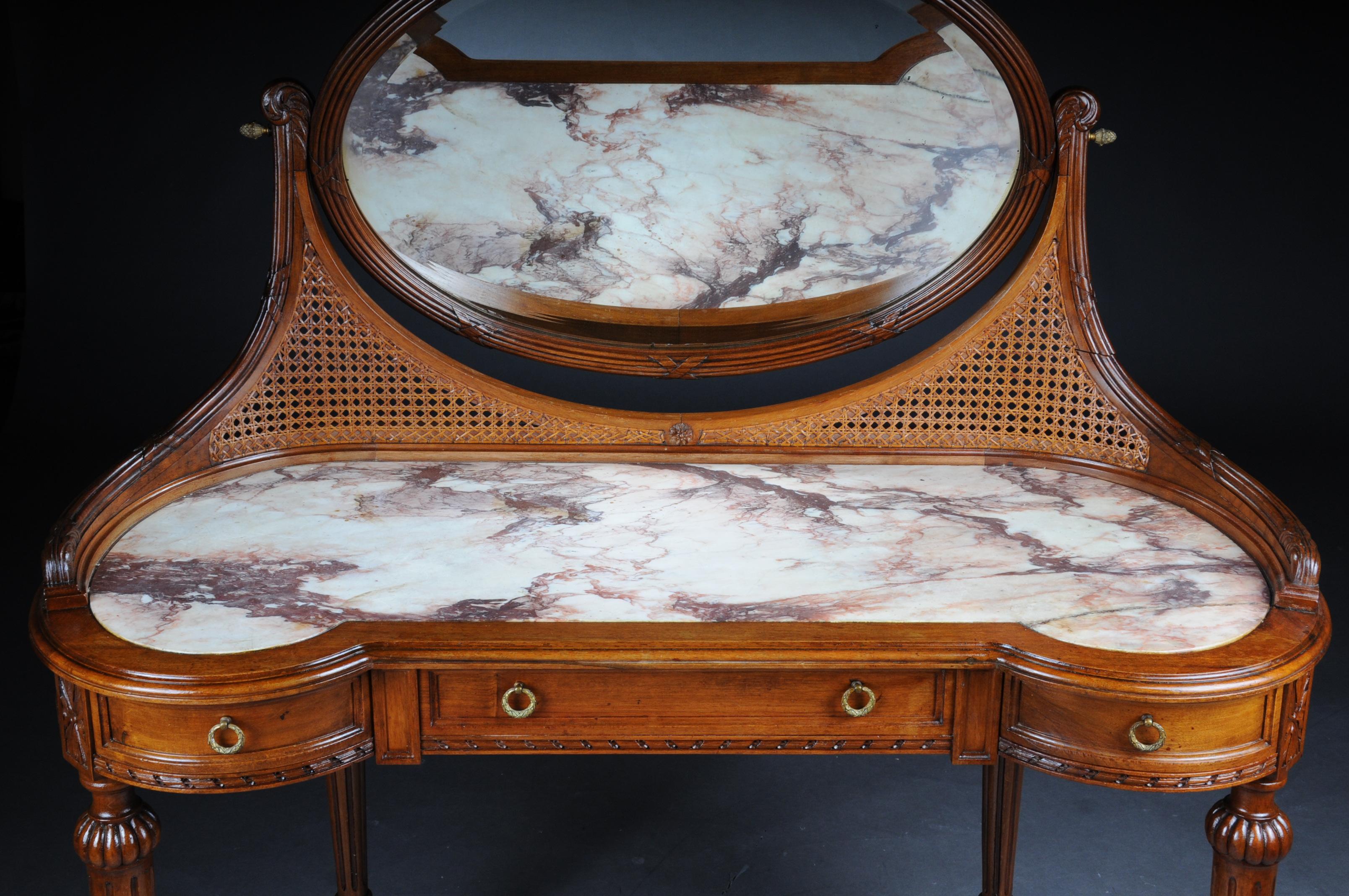 French Dressing Table / Vanity Table with Mirror Classicism 11