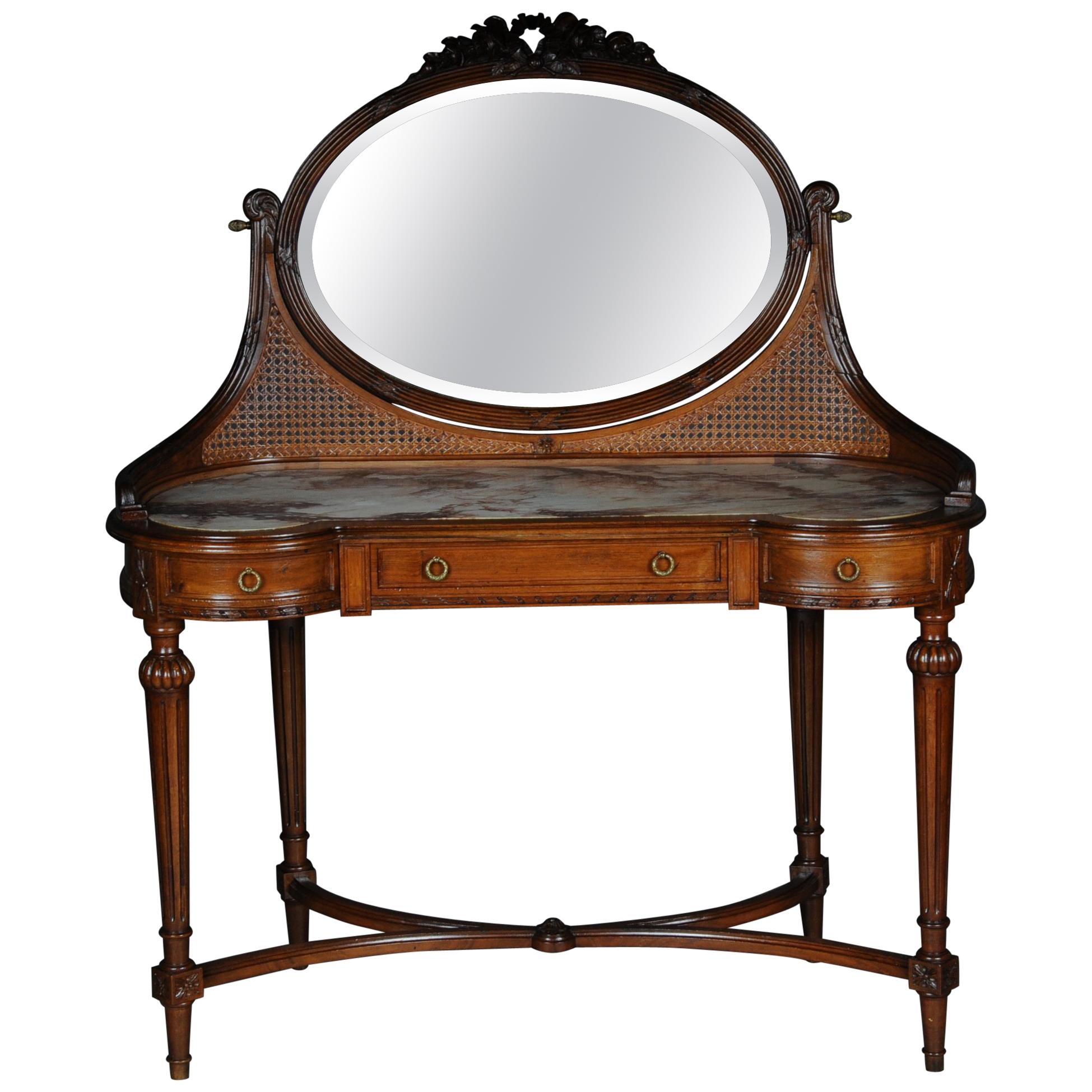 French Dressing Table / Vanity Table with Mirror Classicism