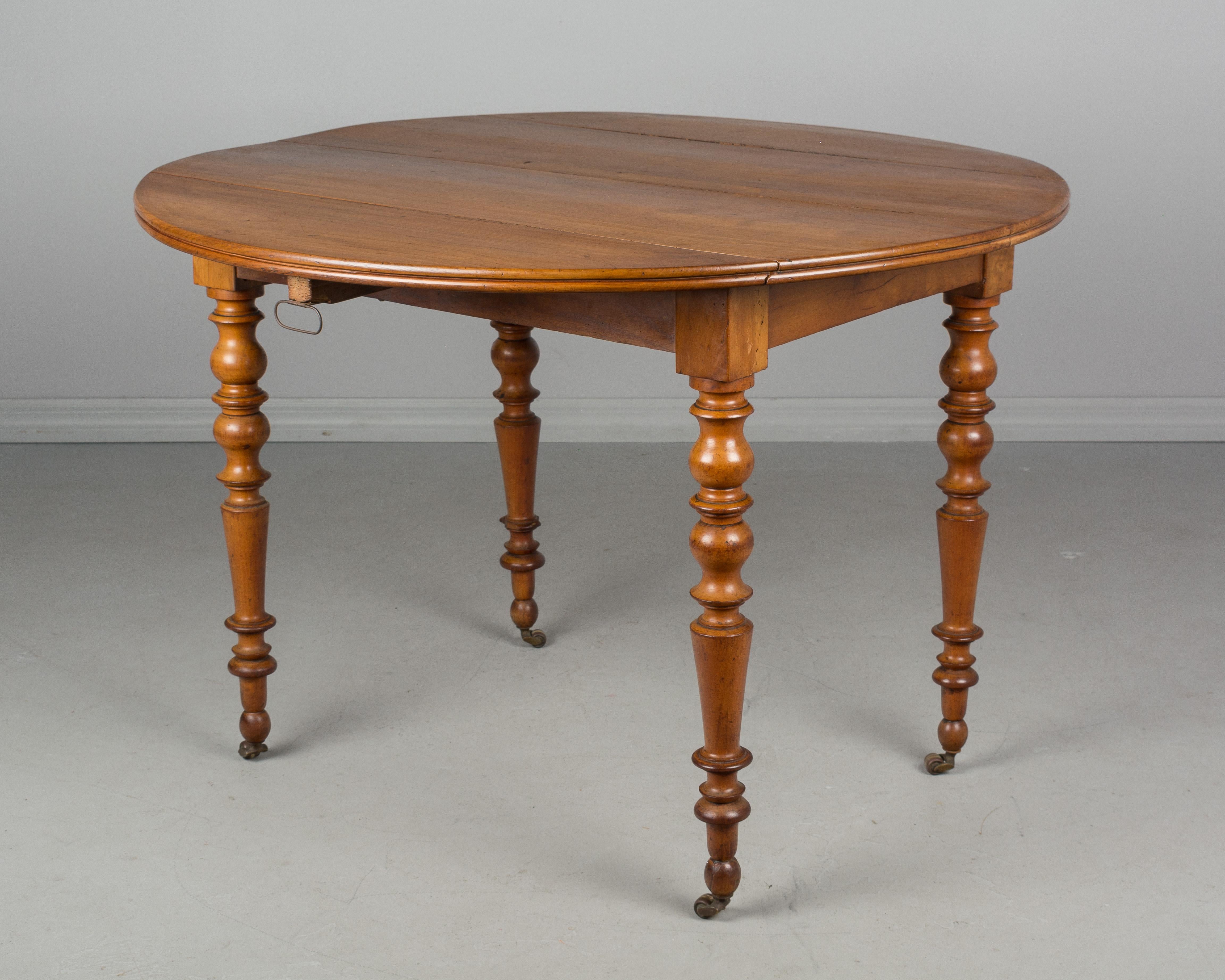 French Drop-Leaf Dining Table 1