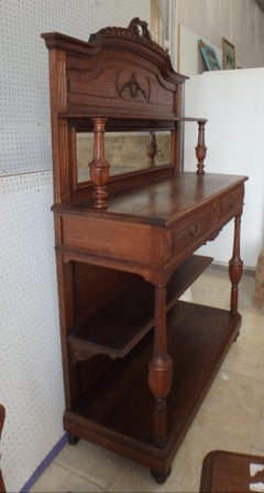 French Dumb Waiter Mid-1800s Buffet
