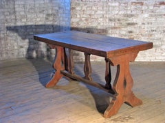 French early 17th Century Rustic Farm Table, Console, Desk, Dining Table