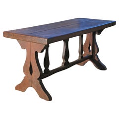 French early 17th Century Rustic Farm Table, Console, Desk, Dining Table