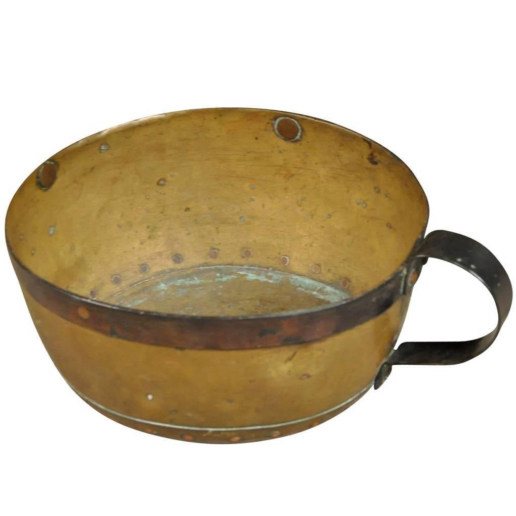 French Early 18th Century Copper Vessel