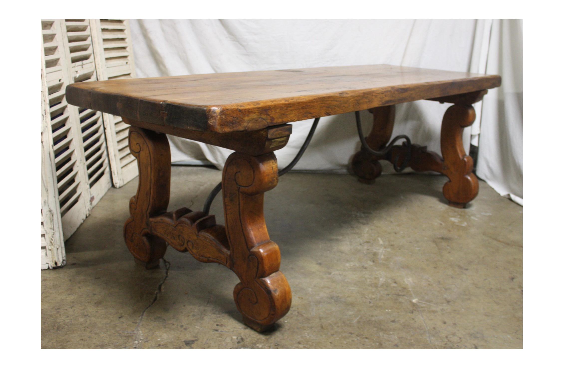 French Early 18th Century Trestle Table 3