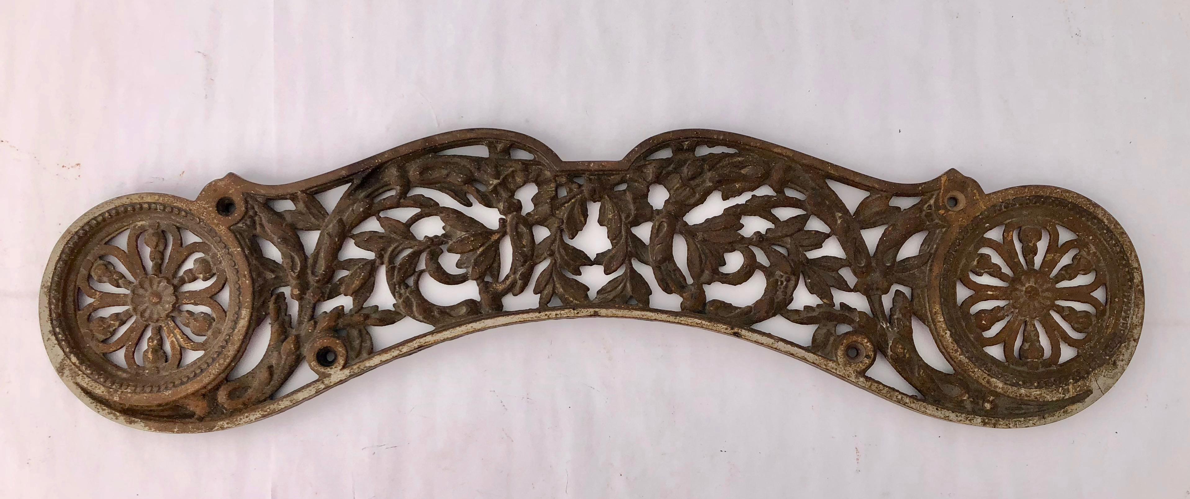 20th Century French Early 1900s Cast Iron Decorative Piece