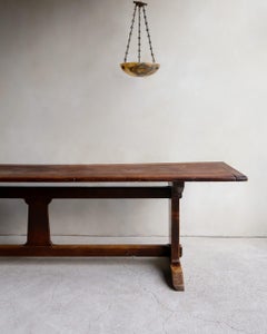 French Early 19th Century Beechwood Dining Table
