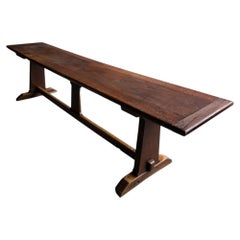 French Early 19th Century Beechwood Dining Table