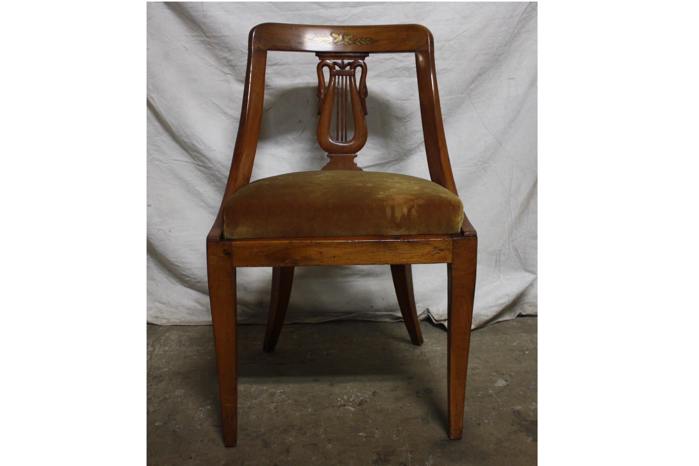 Early 19th century chair, French Restauration Period.