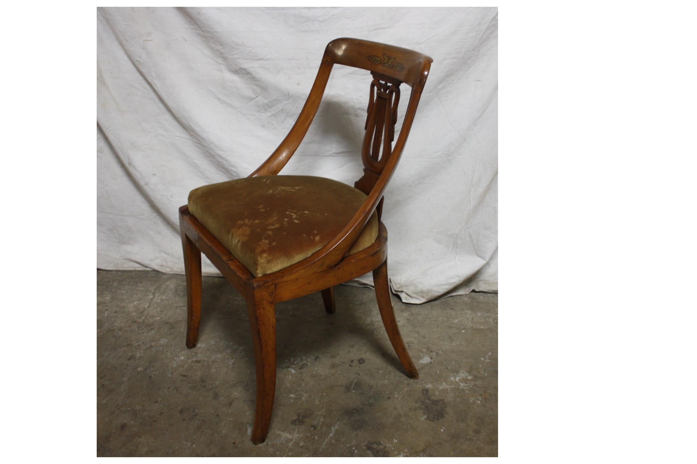 French Early 19th Century Chair 1