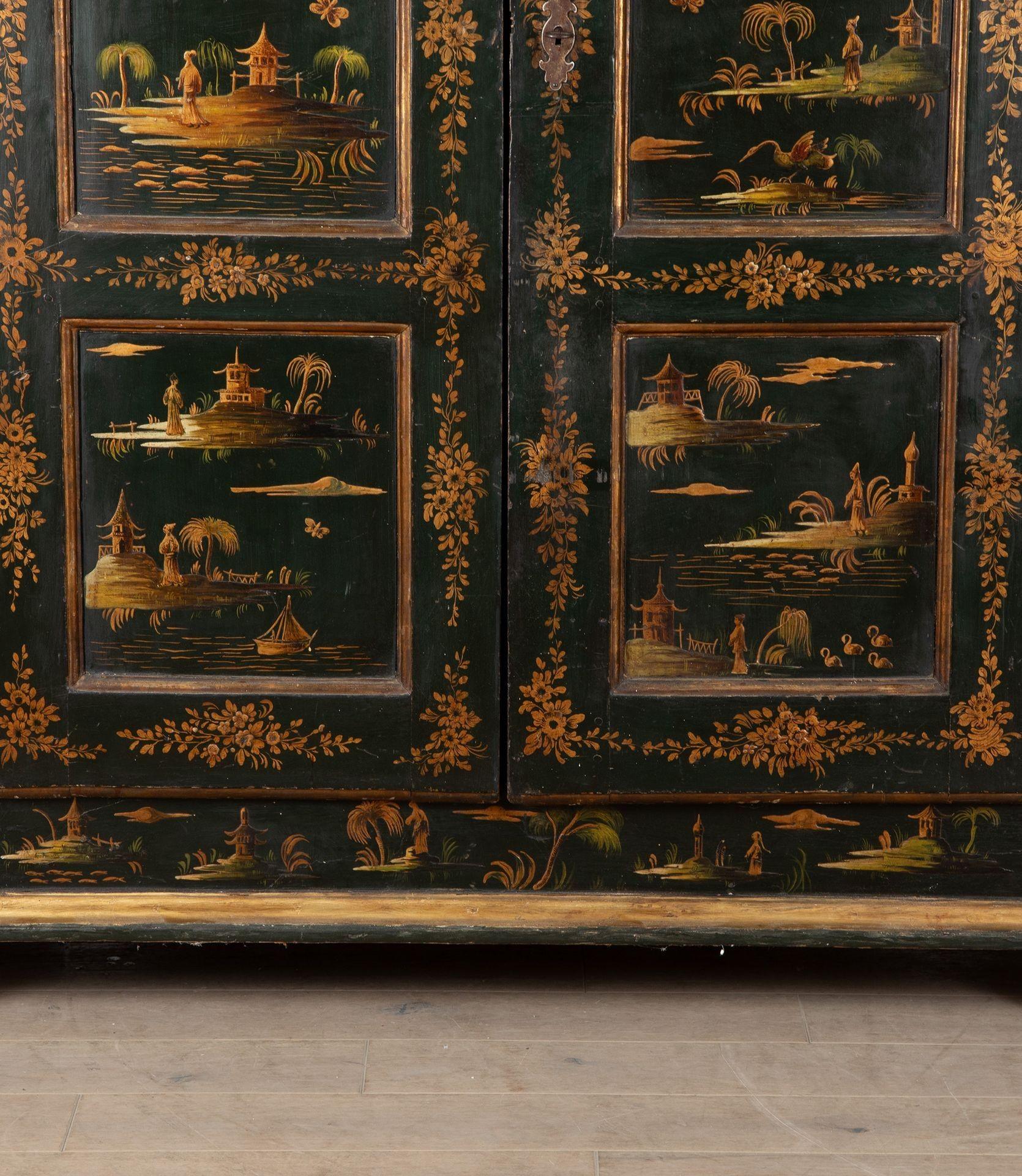 Wood French Early 19th Century Chinoiserie Armoire
