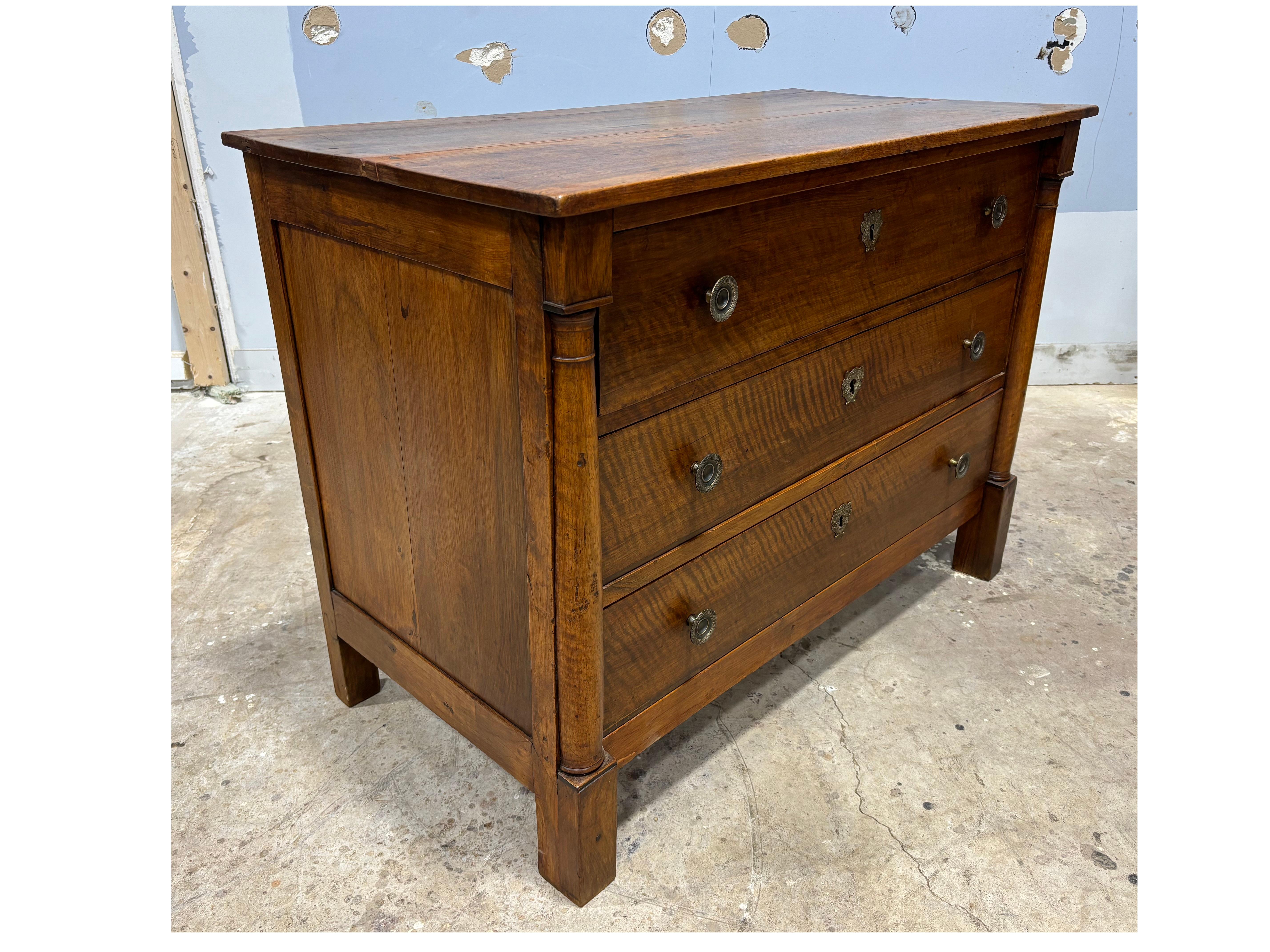 French Early 19th Century Commode Scriban For Sale 9