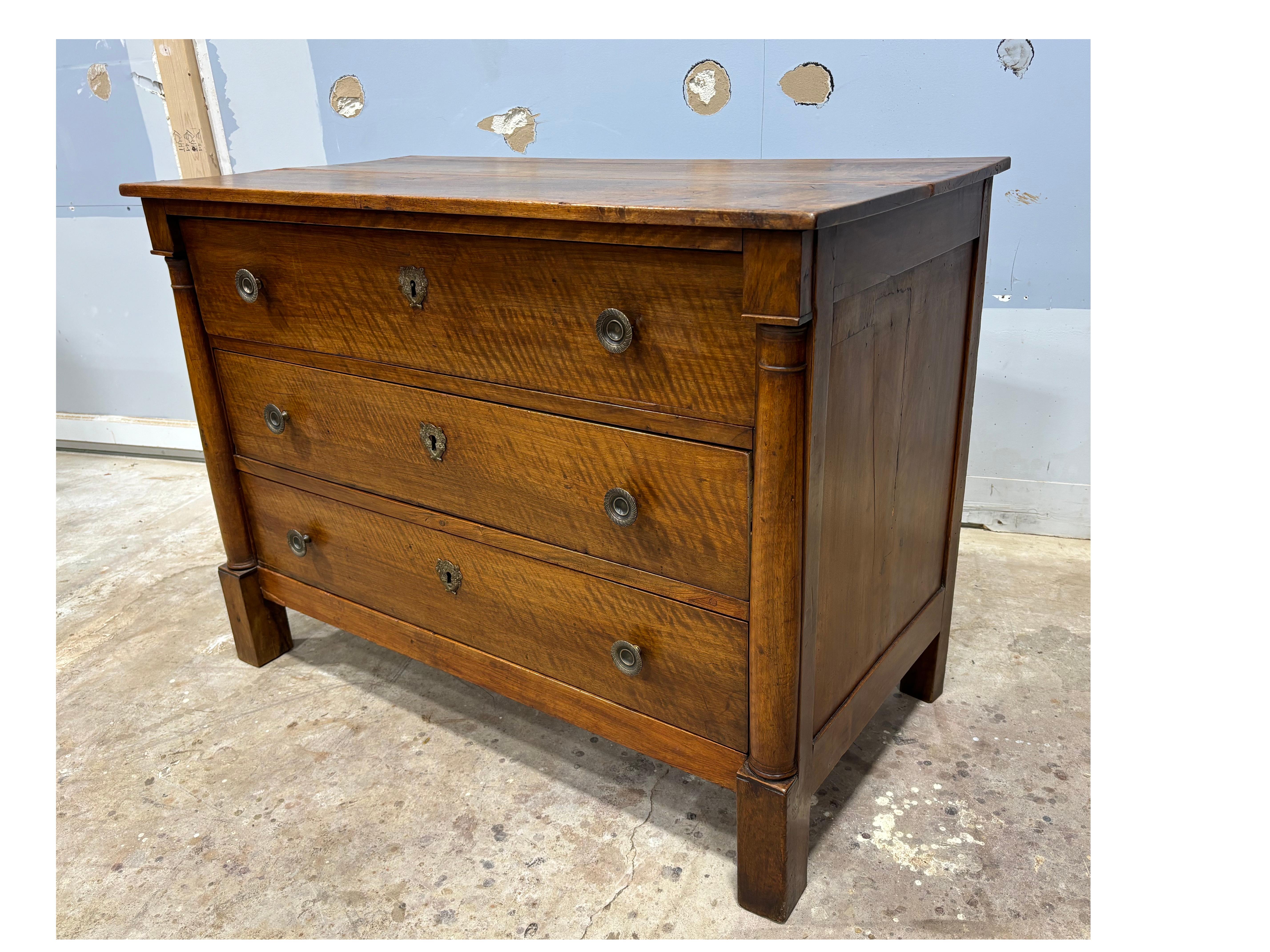 French Early 19th Century Commode Scriban For Sale 3
