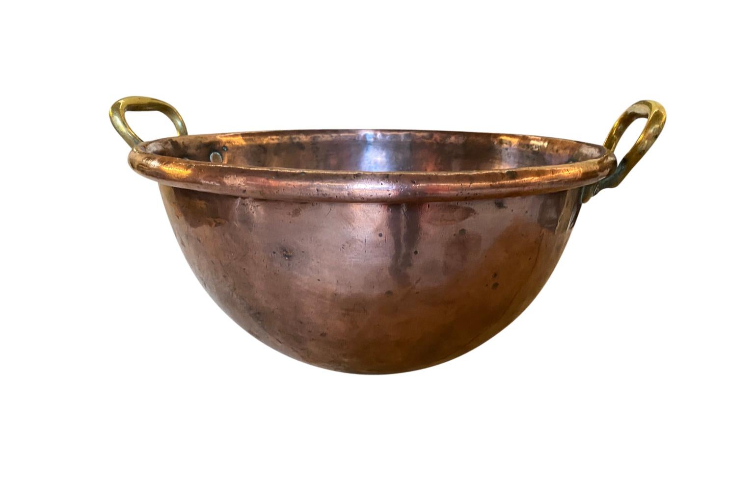 French Early 19th Century Copper Confectionery Pan In Good Condition In Atlanta, GA