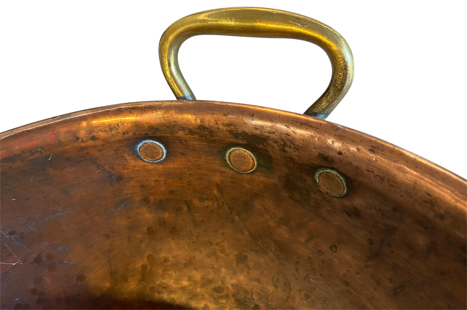 French Early 19th Century Copper Confectionery Pan 4