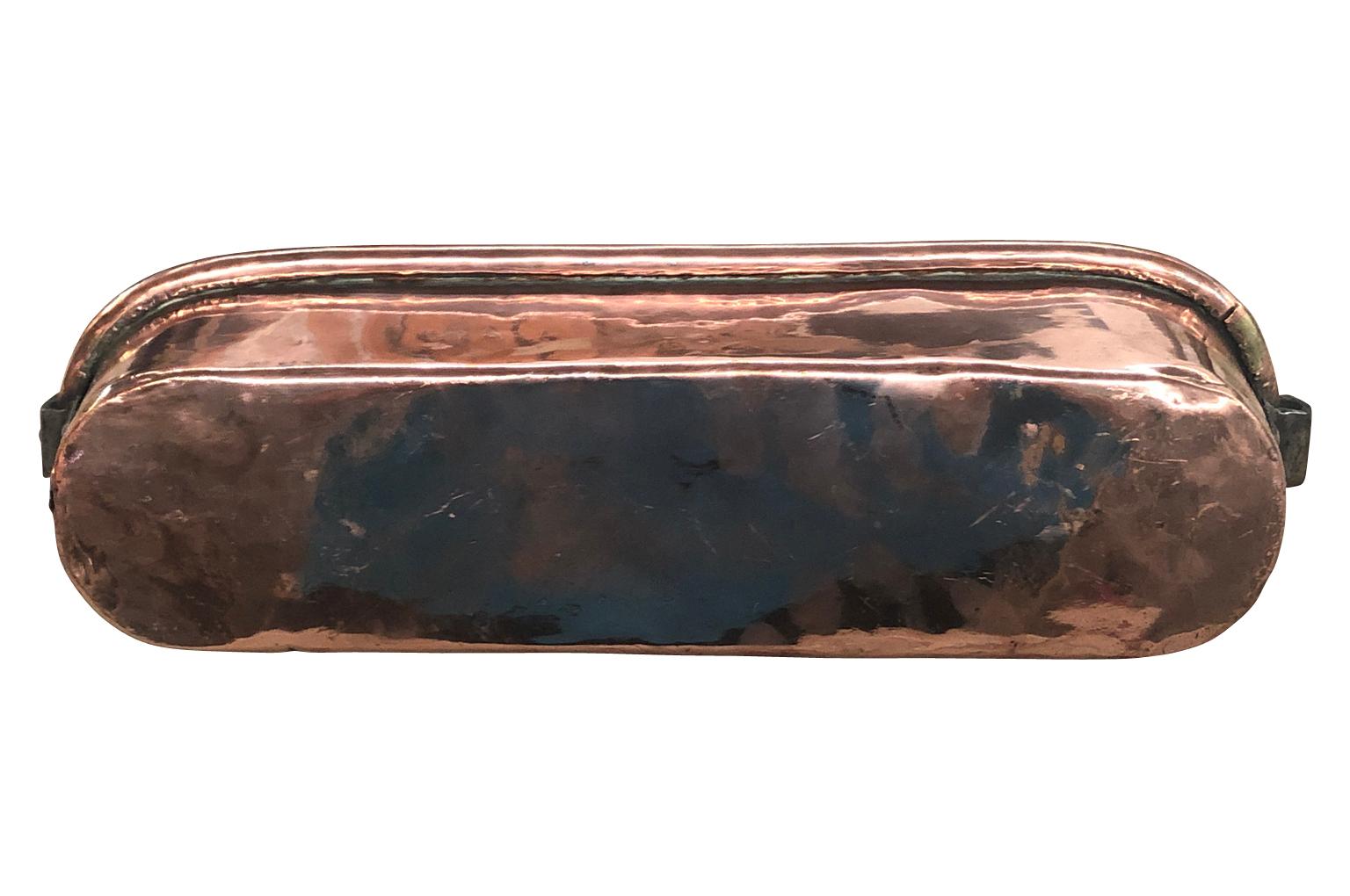 French Early 19th Century Copper Fish Pan 4
