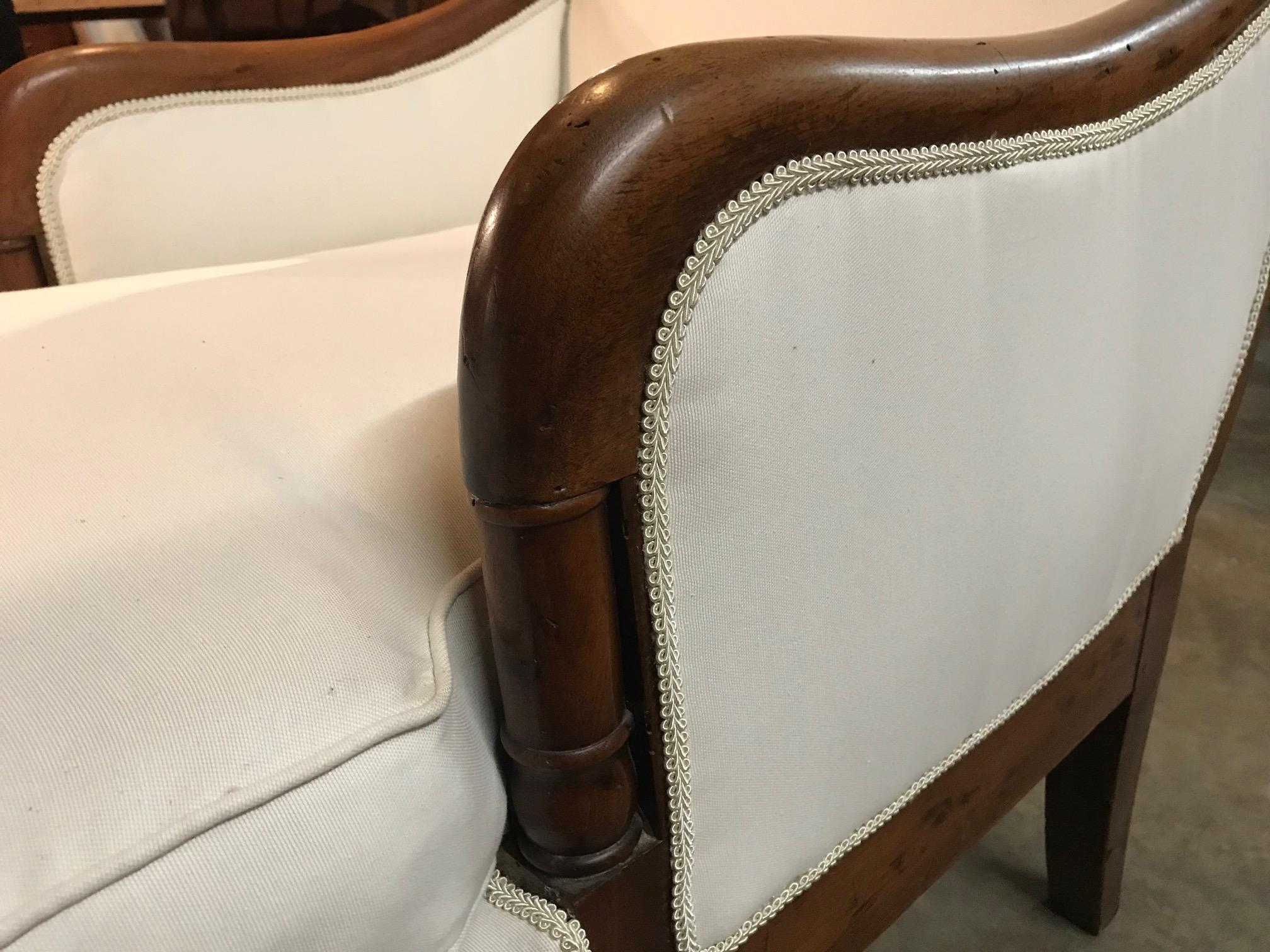 Chaise longue ou lit de repos français du début du 19e siècle d'époque Directoire en vente 1