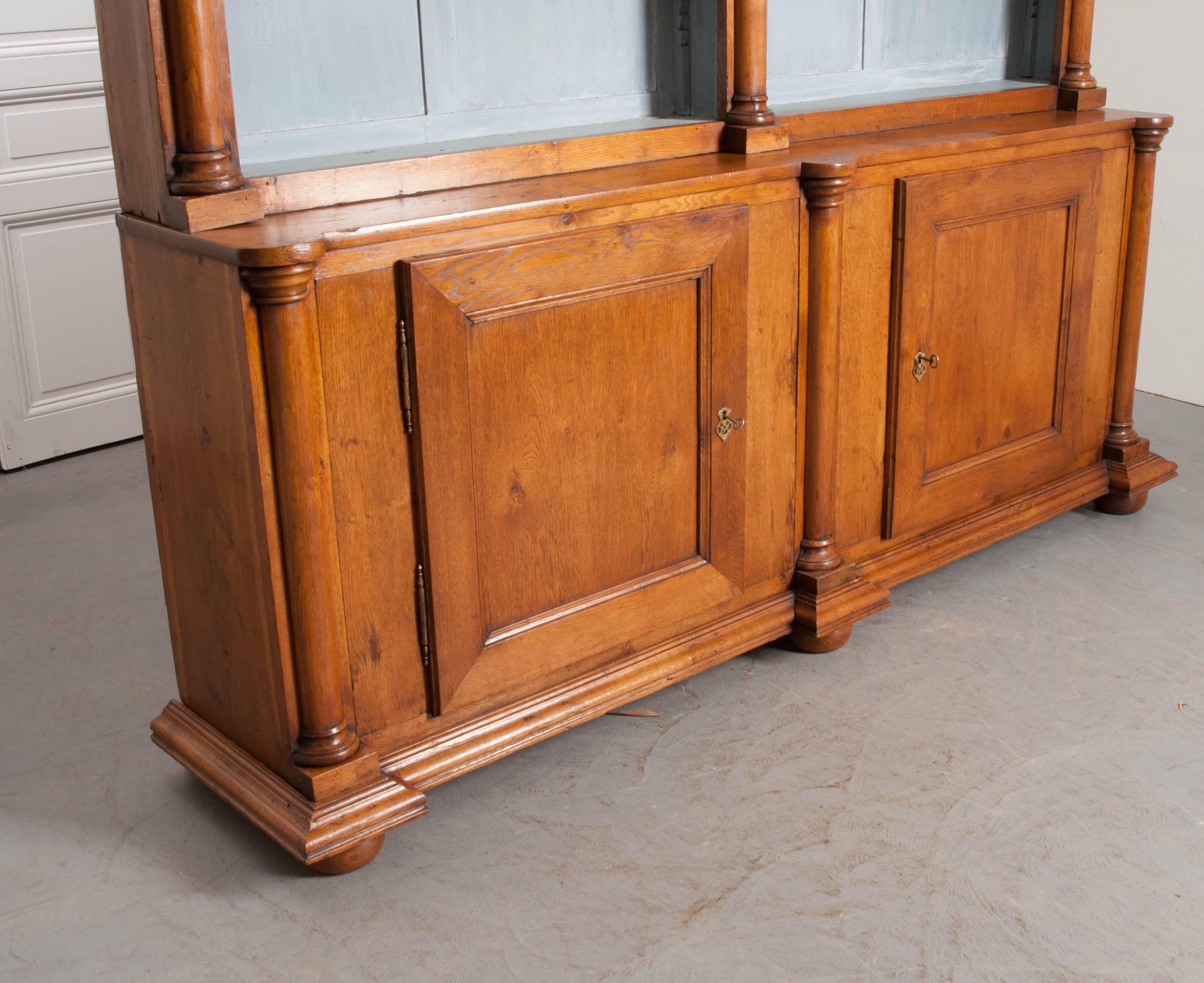 Country English, Early 19th Century Oak Bookcase