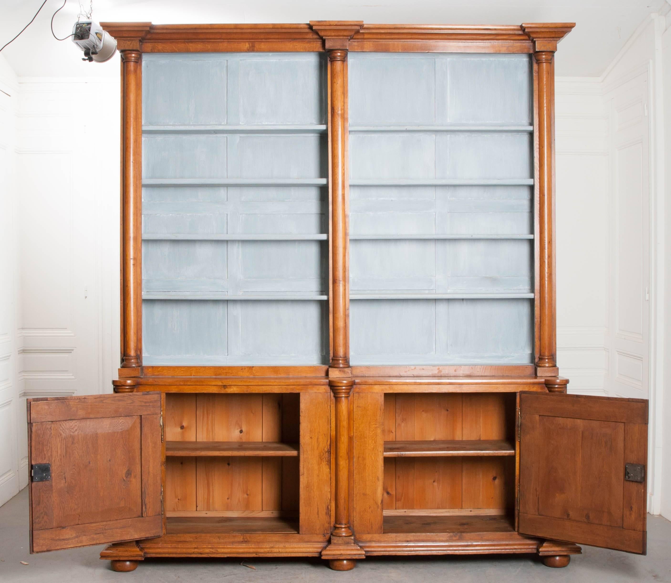 English, Early 19th Century Oak Bookcase 1