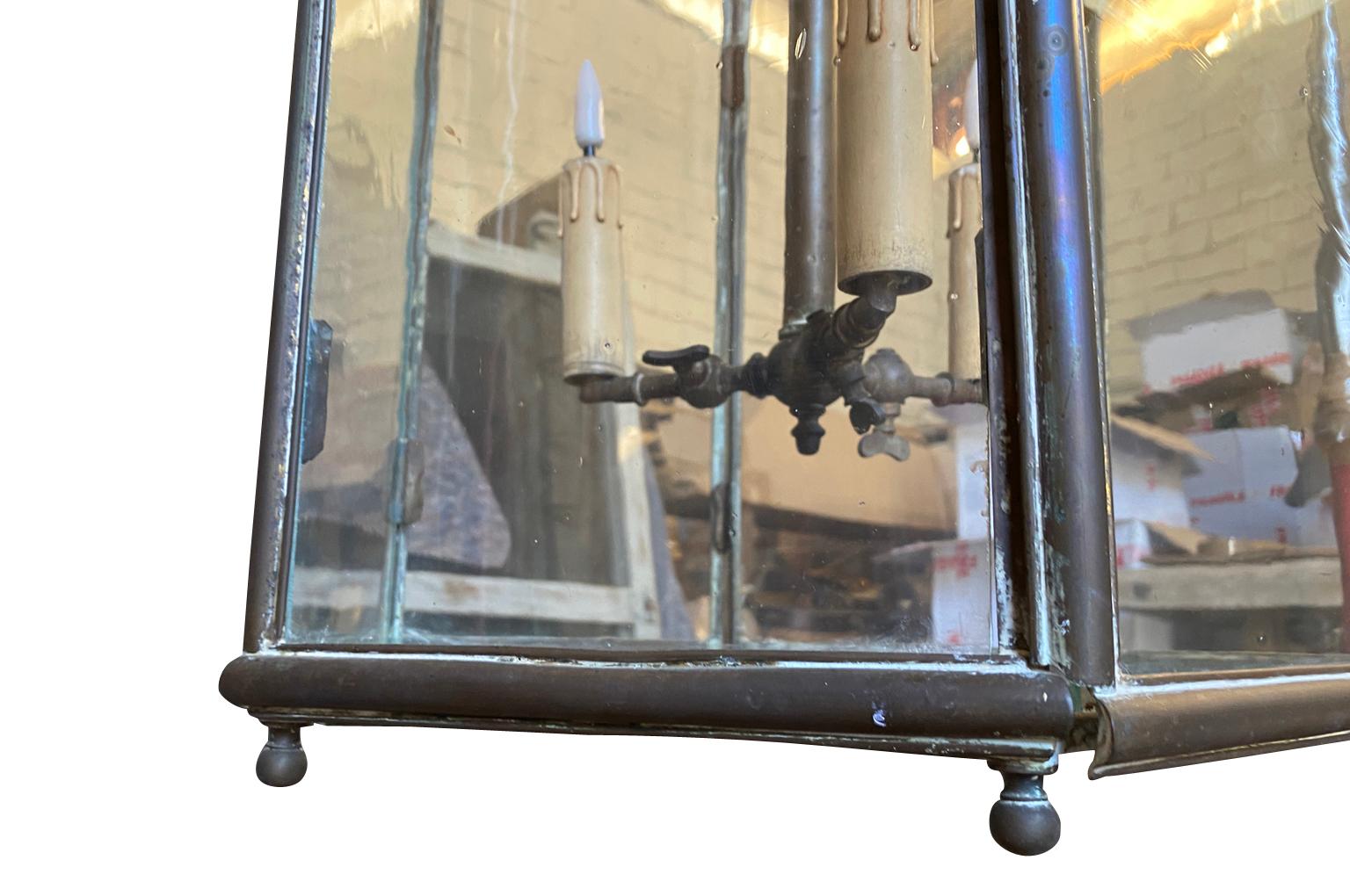 French Early 19th Century Empire Lantern For Sale 1