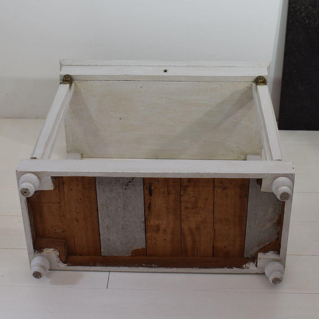 French Early 19th Century Empire Marble-Top Console Table 14