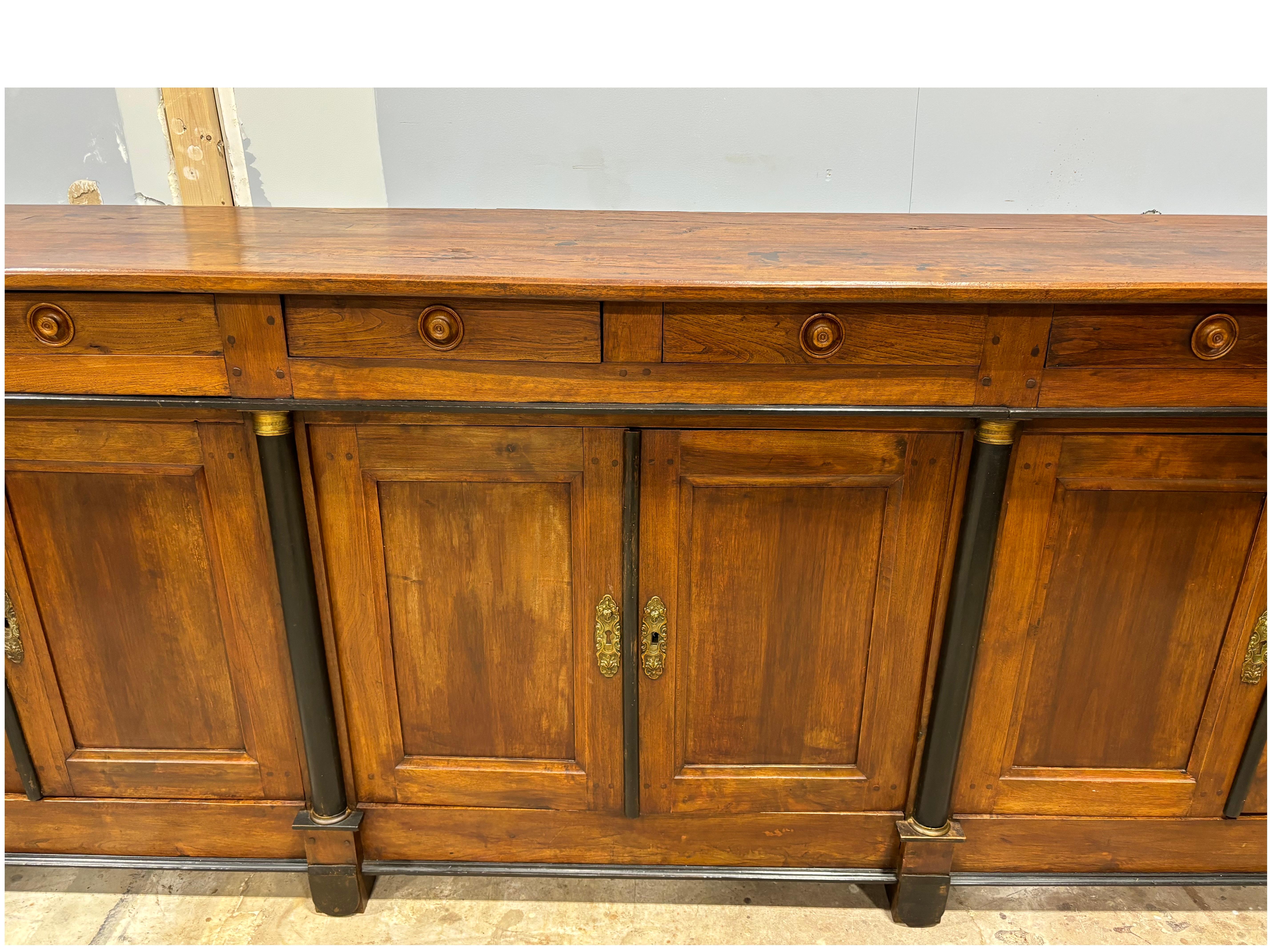 French Early 19th Century Empire Sideboard In Good Condition For Sale In Stockbridge, GA