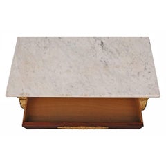 Konsole aus Mahagoni und Goldbronze aus dem frühen 19. Jahrhundert aus dem Ersten Kaiserreich