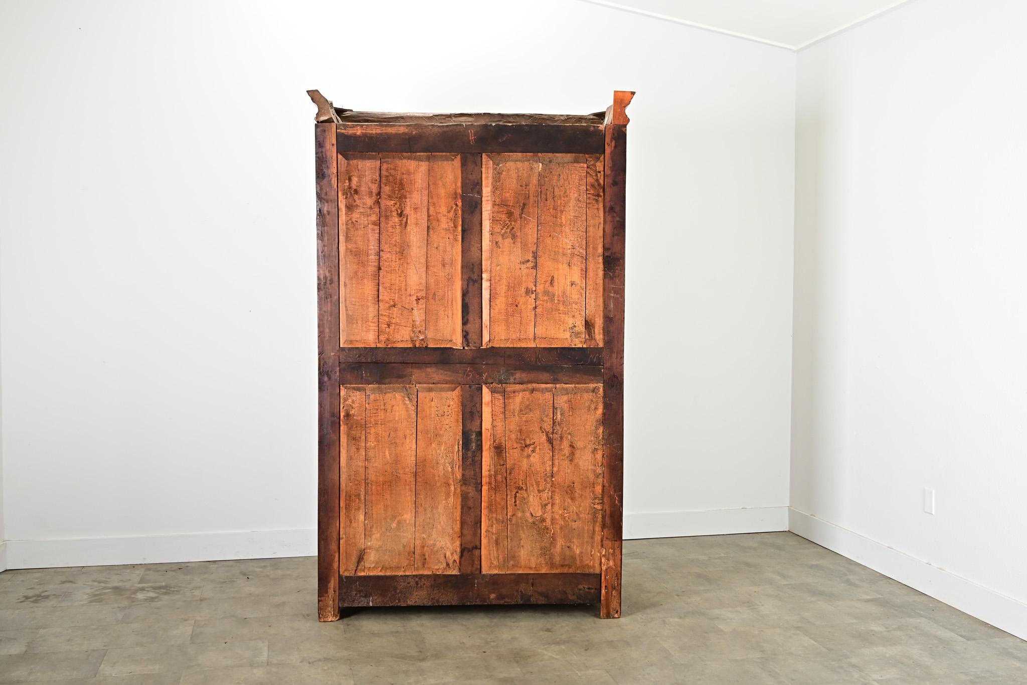 French Early 19th Century Fruitwood Empire Bibliotheque For Sale 7