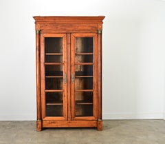 Biblioteca Impero francese di inizio Ottocento in legno di frutto