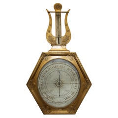 French Early 19th Century Gilt Barometer