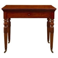 French Early 19th Century Louis Philippe Period Mahogany Side Table/Desk