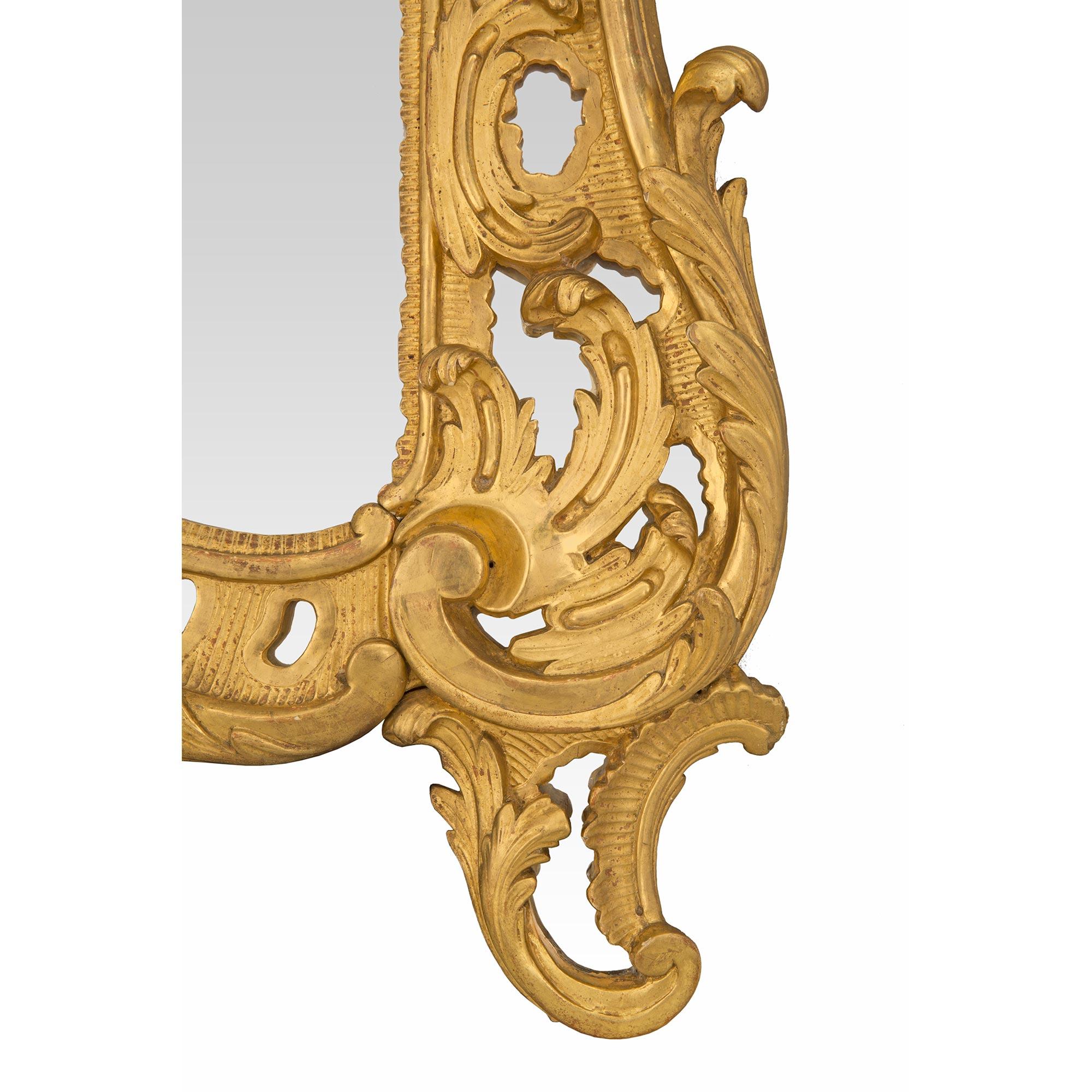 Französische Konsole im Louis-XV-Stil des frühen 19. Jahrhunderts und passender Spiegel im Angebot 11