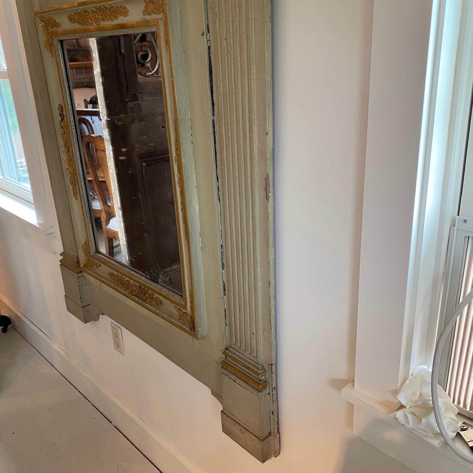 Miroir Trumeau français du début du XIXe siècle d'époque Louis XVI en vente 7