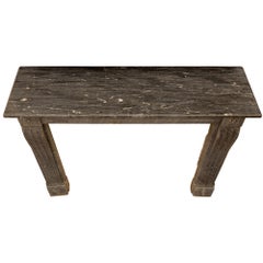 French Early 19th Century Louis XVI St. Gris St. Anne Marble Fireplace Mantel