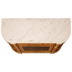 French Early 19th Century Louis XVI St. Japanese Black Lacquer Buffet