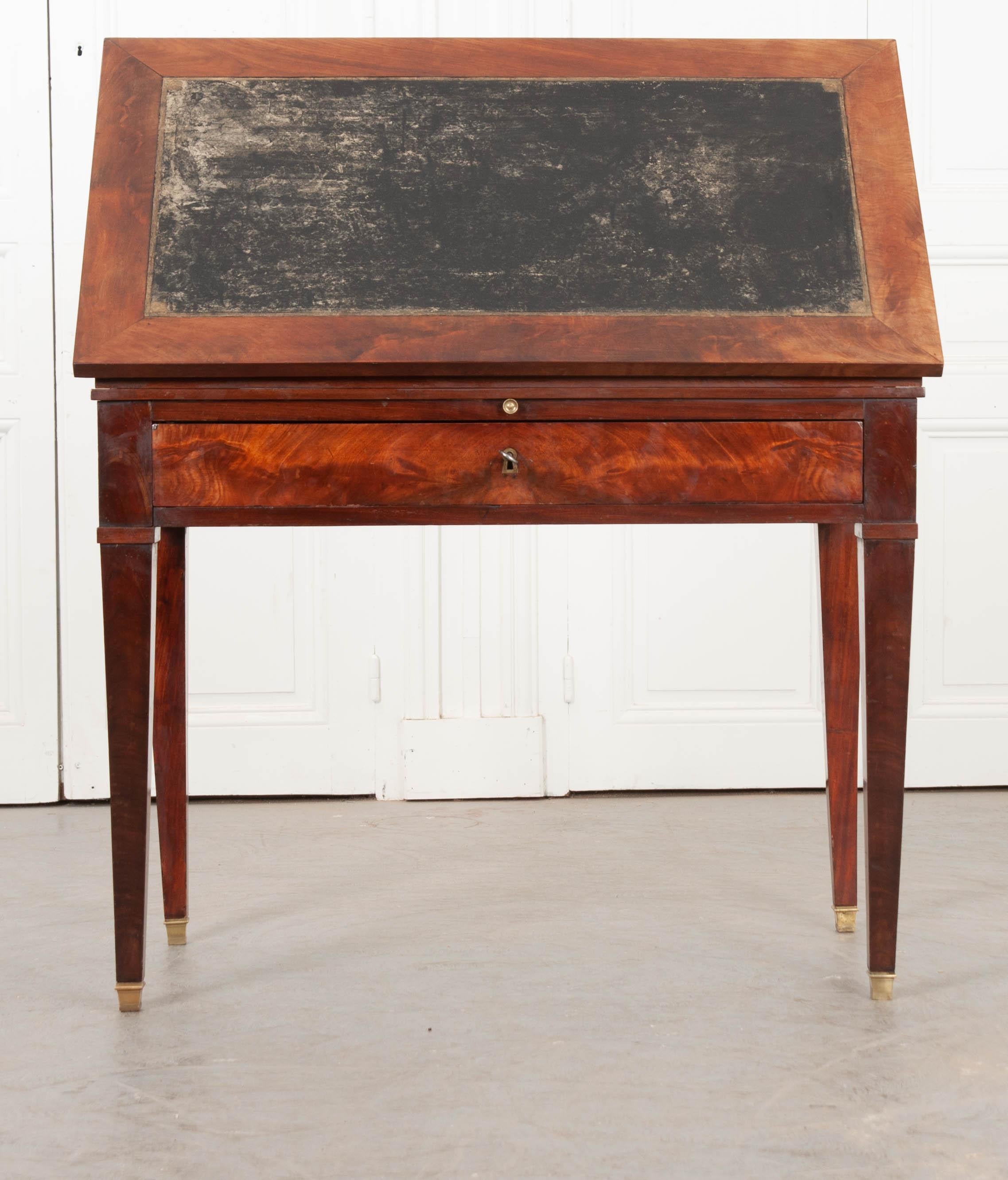 French Early 19th Century Mahogany Adjustable Drafting Desk 3