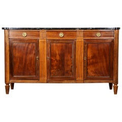French Early 19th Century Mahogany Transitional Enfilade