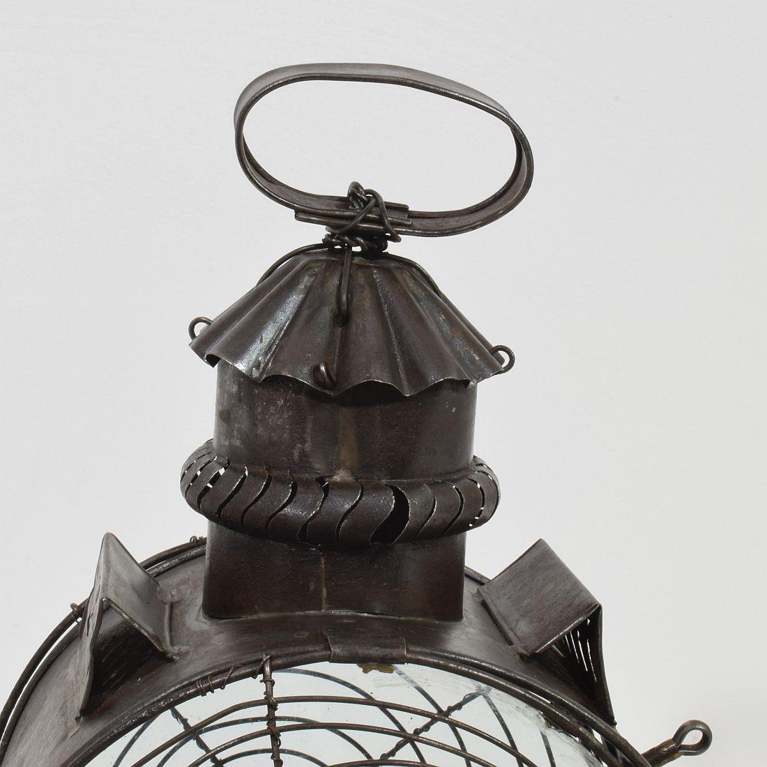 French, Early 19th Century Metal Lantern For Sale 6