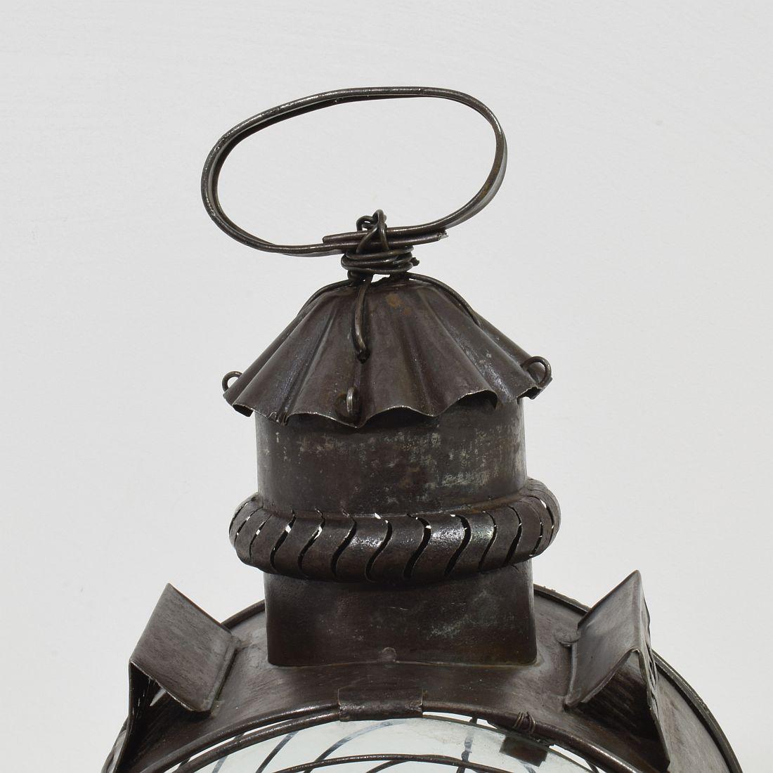 French, Early 19th Century Metal Lantern For Sale 7