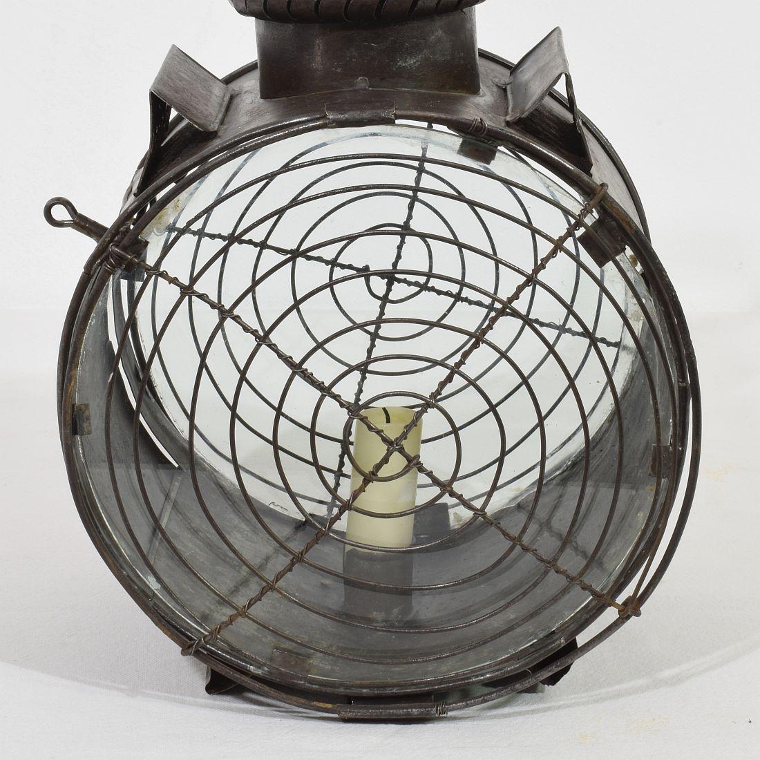 French, Early 19th Century Metal Lantern For Sale 9