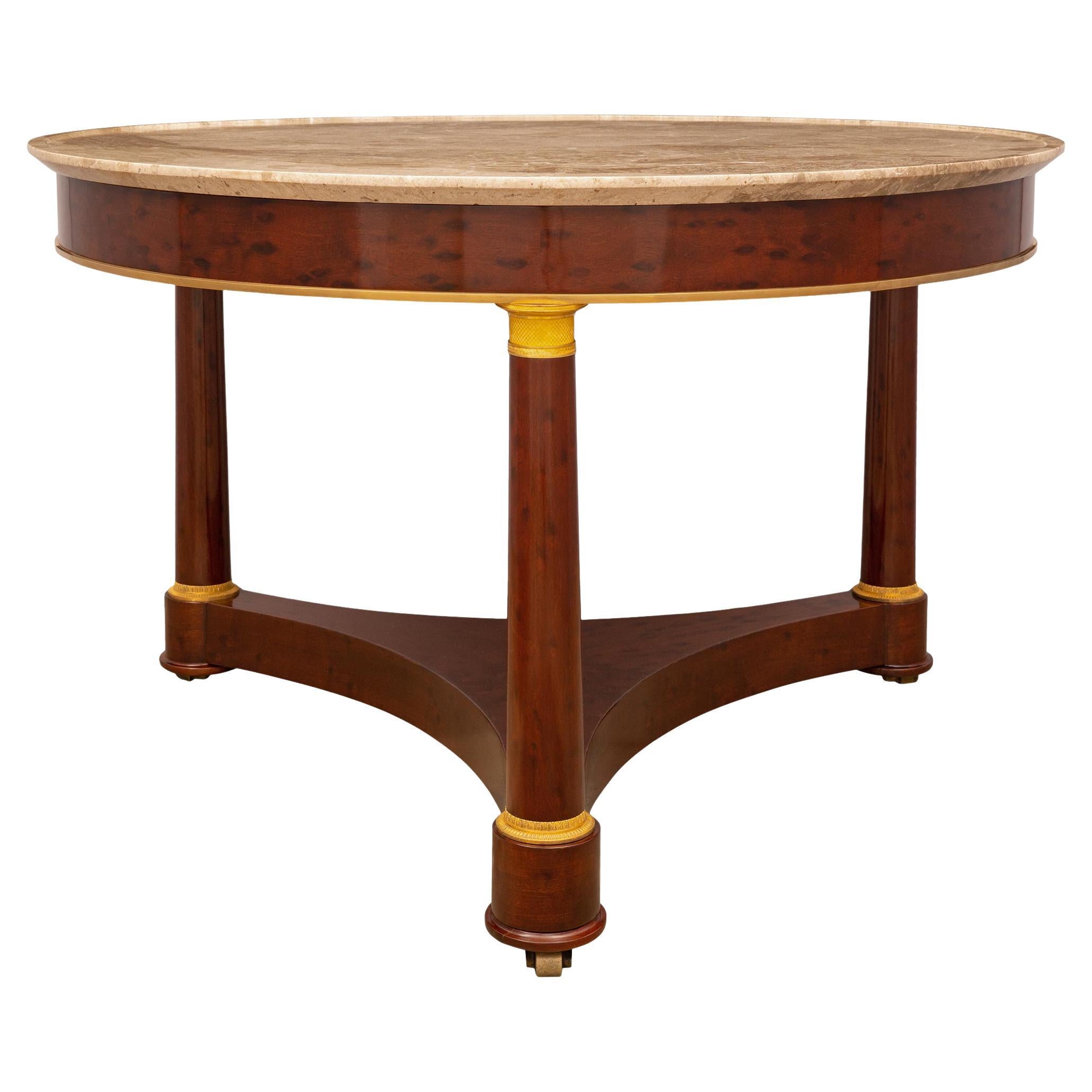 French Early 19th Century Neoclassical St. Center Table