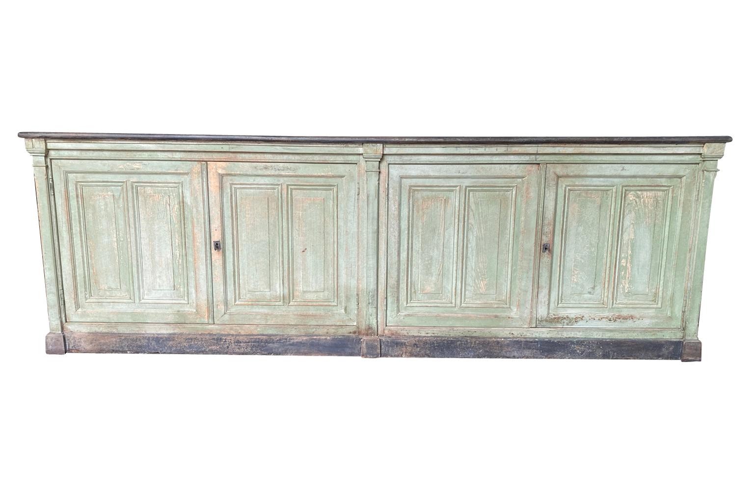 French Early 19th Century Painted Enfilade In Good Condition In Atlanta, GA